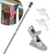 Global Phoenix 6FT Flag Pole Stainless Steel Tangle-Free Wall Mounted Spinning Flagpole Kit